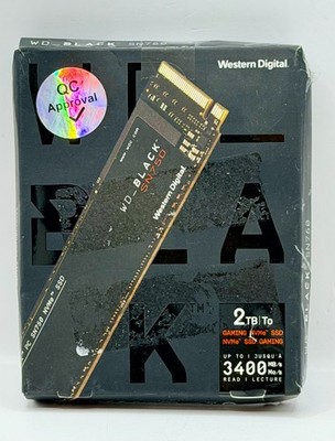 Western Digital 2TB WD Black SN750 NVME SSD Drive, WDS200T3X0C - OB
