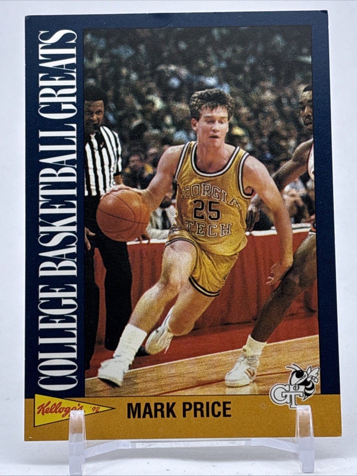 1992 Kellogg's Raisin Bran College Basketball Greats #10 Mark Price G. Tech.