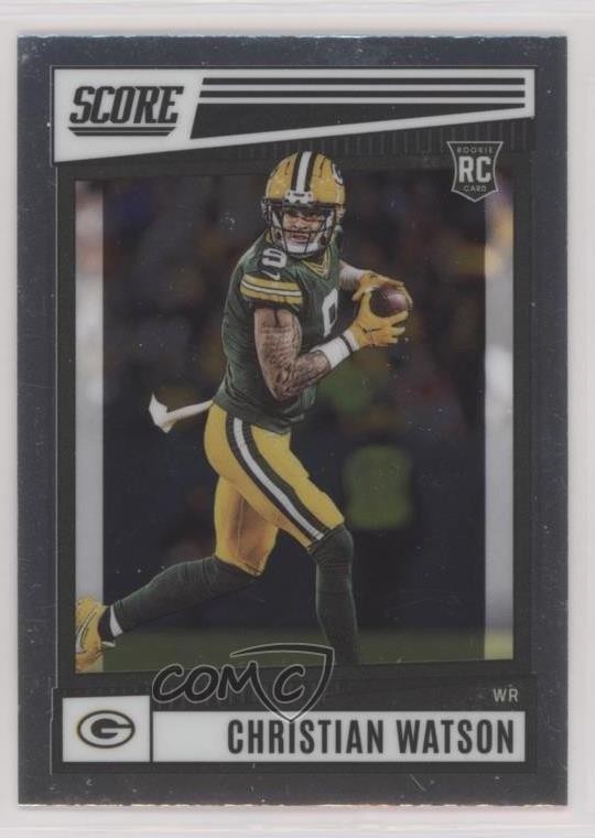 2022 Panini Chronicles Score Premium Rookies Christian Watson #SP-367 RC cg4