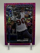 2024 Topps Chrome Magenta Speckle Refractor /399 Mario Williams #84