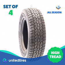 Set Of 4 Used 24570r17 Wild Trail All Terrain Ao 110t - 1232 Set Of 4 Used 24570r17 Wild Trail All Terrain Ao 110t - 1232