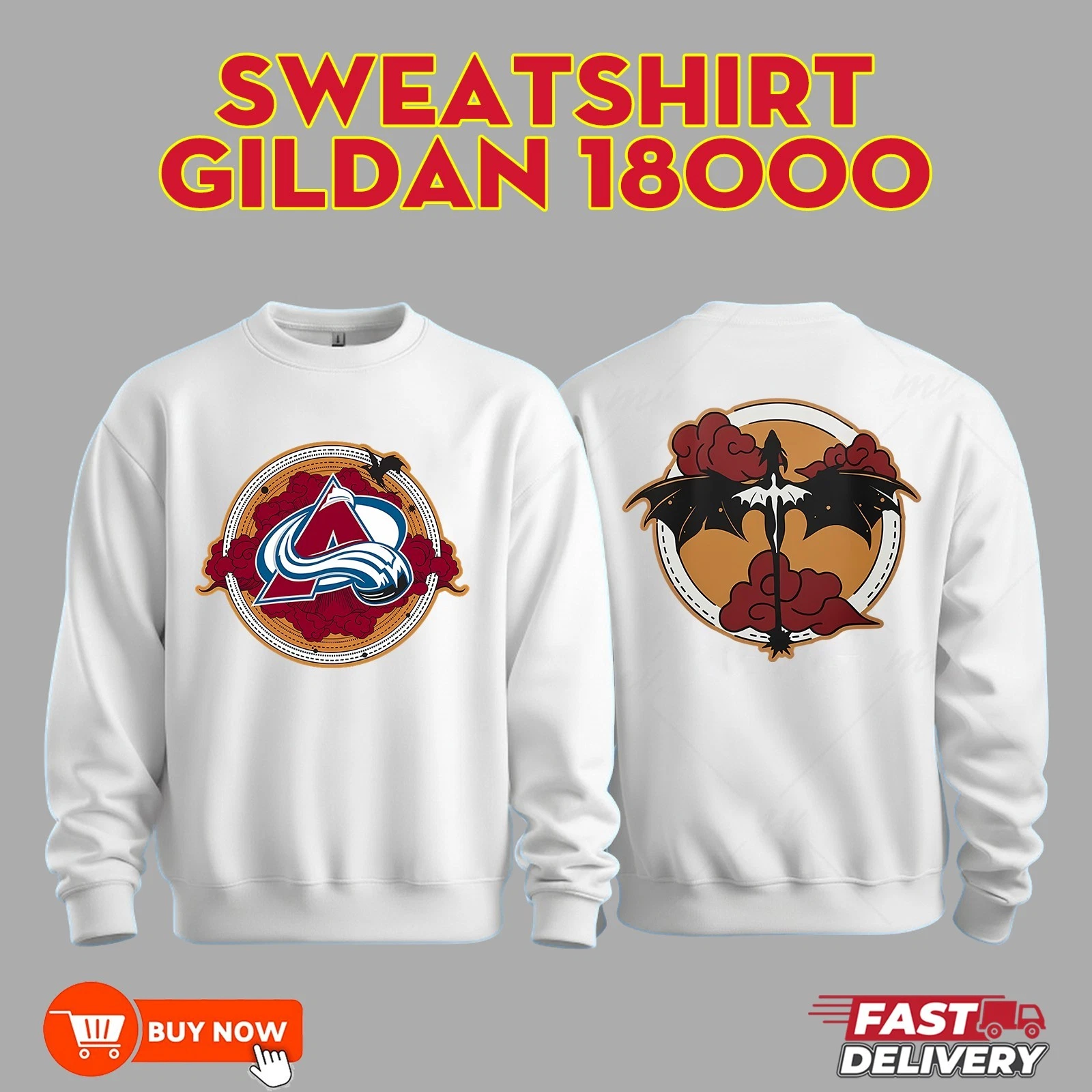 Colorado Avalanche Fourth Wing Night 2025 Sweatshirt