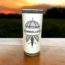 Grey White Umbrella stand Durable Ceramic Round -A Sophisticated Touch for Home