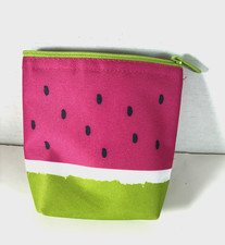 Thirty One Zipper Pouch slice of Wateremelon Food safe lining