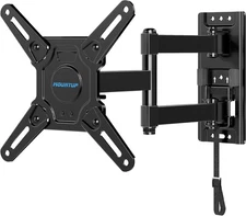 MOUNTUP Lockable RV TV Mount for 13-43 Inch TVs - Full Motion Swivel Black 