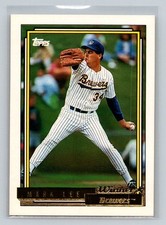 1992 Topps Gold Winners #384 Mark Lee Milwaukee Brewers Baseball Card