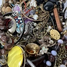 5lb Bulk Costume Jewelry Lot Vintage & Modern Wearable Resell Fashion Jewelry J4