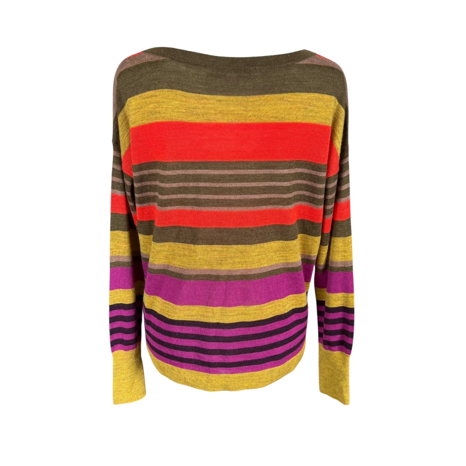 LOFT multicolor striped pullover top sweater wome… - image 4