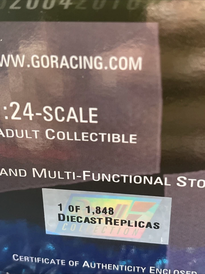 Jeff Gordon 2004 Hendrick Test Car Daytona 1/24 with STOPWATCH & C.O.A Numbered - Image 3 of 3