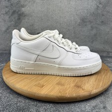 Nike Air Force 1 Shoes Youth Size 7Y White Low Leather Sneakers Casual 314192117