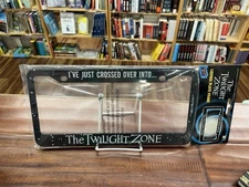 The Twilight Zone Plastic License Plate Frame Bif Bang Pow RARE