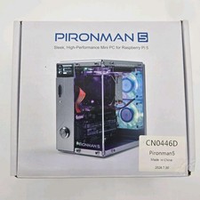 Pironman 5 NVMe M.2 SSD PCIe PC Case Raspberry Pi 5 Tower Cooler CN0446D