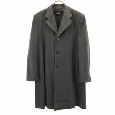Used tricot COMME des GARCONS 90s Japan Old Long Sleeve Wool Coat Gray Mens