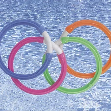 SunSplash Dive Rings Swimming Pool Game - 2 Pack