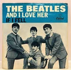 THE BEATLES - And I Love Her / If I Fell (1964) - 7" Vinyl Record 45RPM - VG