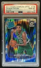 2017-18 Donruss Optic Jayson Tatum Rated Rookie Shock RC #198 Celtics PSA 10