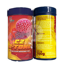CZ Aqua 2-Tone Red  Yellow Color Enhancement Flowerhorn Fish Food Pellet 100g