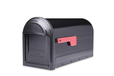 Architectural Mailboxes Barrington  Heavy Duty Steel Metal Post Mounted Mail ...