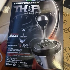 Thrustmaster TH8A Metal Add-On Gearbox Shifter for PC / PS5 / PS4 /Xbox NEW NIB