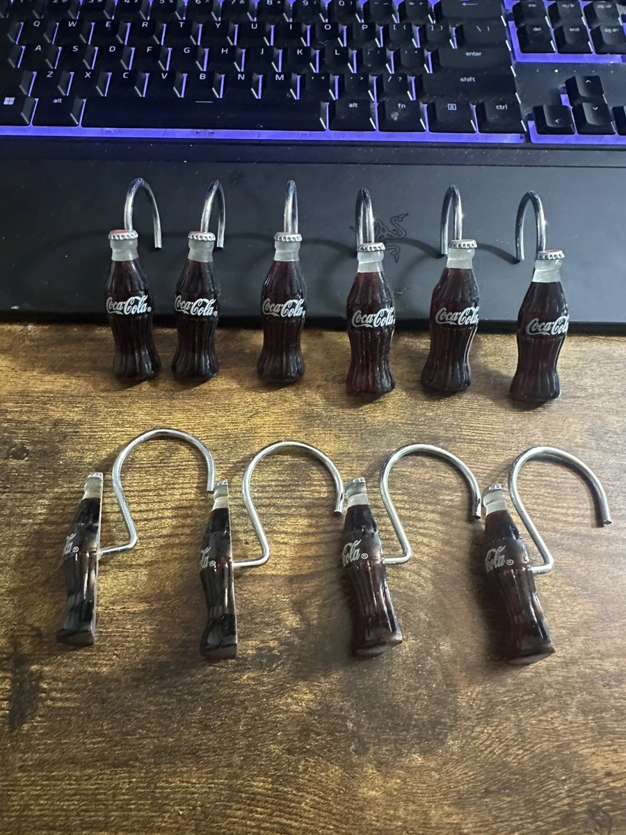 Ganci Doppi Per Tenda Doccia TENOVEL - 12 Pezzi In Acciaio Inox Cromato, Per Aste - 3
