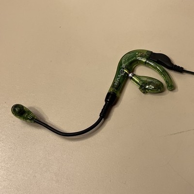 Microsoft Xbox Live Plantronics GameCom Halo 2 Green Ear-Hook Headset READ