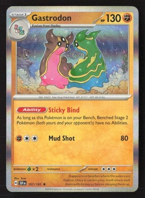 Gastrodon Rare Holo SSP 107/191 NM Pokemon TCG