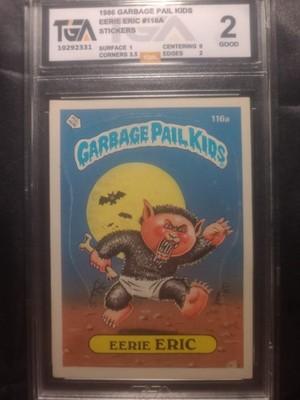 1986 Topps Garbage Pail Kids Series 3 #116a Eerie Eric  
