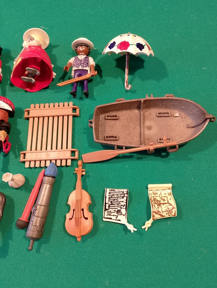 PLAYMOBIL Lot personnages pirates soldats Belle époque et accessoires - Photo 4/4
