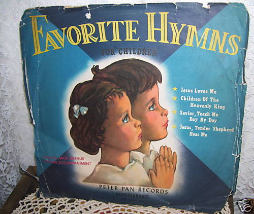 Peter Pan LP Record Favorite Hymns for Kids Jesus Loves Me - Picture 1 of 1