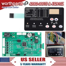 For Pentair Master Temp 400 42002-0007S Control Board Kit w/ 472610Z Switch Pad