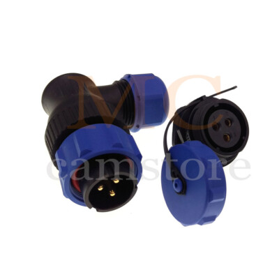 WEIPU SP21 3pin Panel Mount Waterproof Power Wire Connector,Aviation Plug Socket