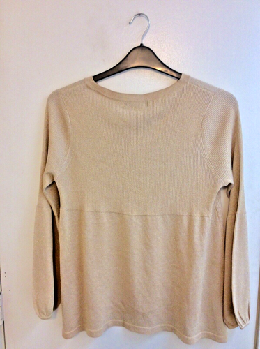 Prenda para mujer de punto de seda agosto talla XL bronceada/dorada moda - Imagen 3 de 3