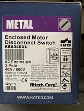 Altech Corp KEA340UL disconnect 40a/600v new