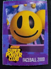 Nintendo Power Super Power Club Magazine Card #11 Faceball 2000