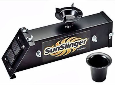 American Hunter Gsm 30580 Sun Slinger Feeder Kit With Solar Panel