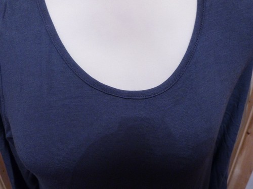 JOIN CLOTHING DIP BACK TUNIC AZURITE BLUE SMALL TAGGED NEW (C072) - Picture 2 of 2
