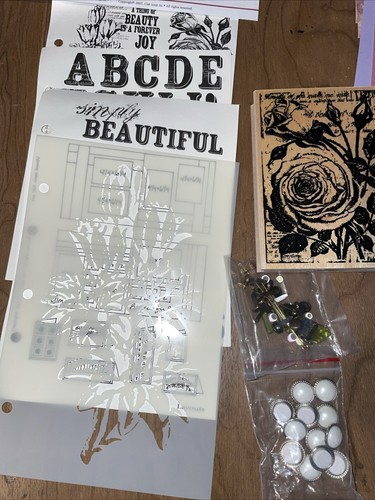 Club  Scrap May 2007 Scrapbooking Kit Simply Beautiful - Picture 2 of 8