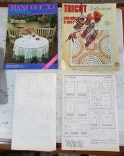 MANI DI FATA CON 2 INSERTI:FOGLIO DISEGNI DECALCABILI -TAVOLA RICAMI + omaggio