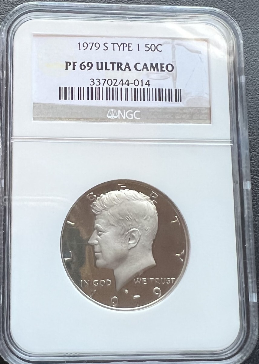 1979-S 50C Kennedy Half Dollar (Type 1) NGC PF 69 Ultra Cameo | eBay