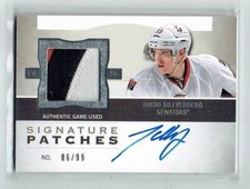 12-13 UD The Cup Signature Patches  Jakob Silfverberg  /99  Patch  Auto