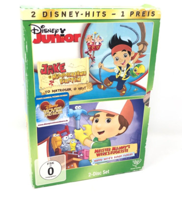 2-Disc Set DVD - Disney Junior - Jake Nimmerland Piraten - Meister Manny's