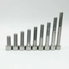 1pc M8 Titanium Ti Socket Allen Head Cap Bolt Screw 20 25 30 35 40 45 50 60 70mm