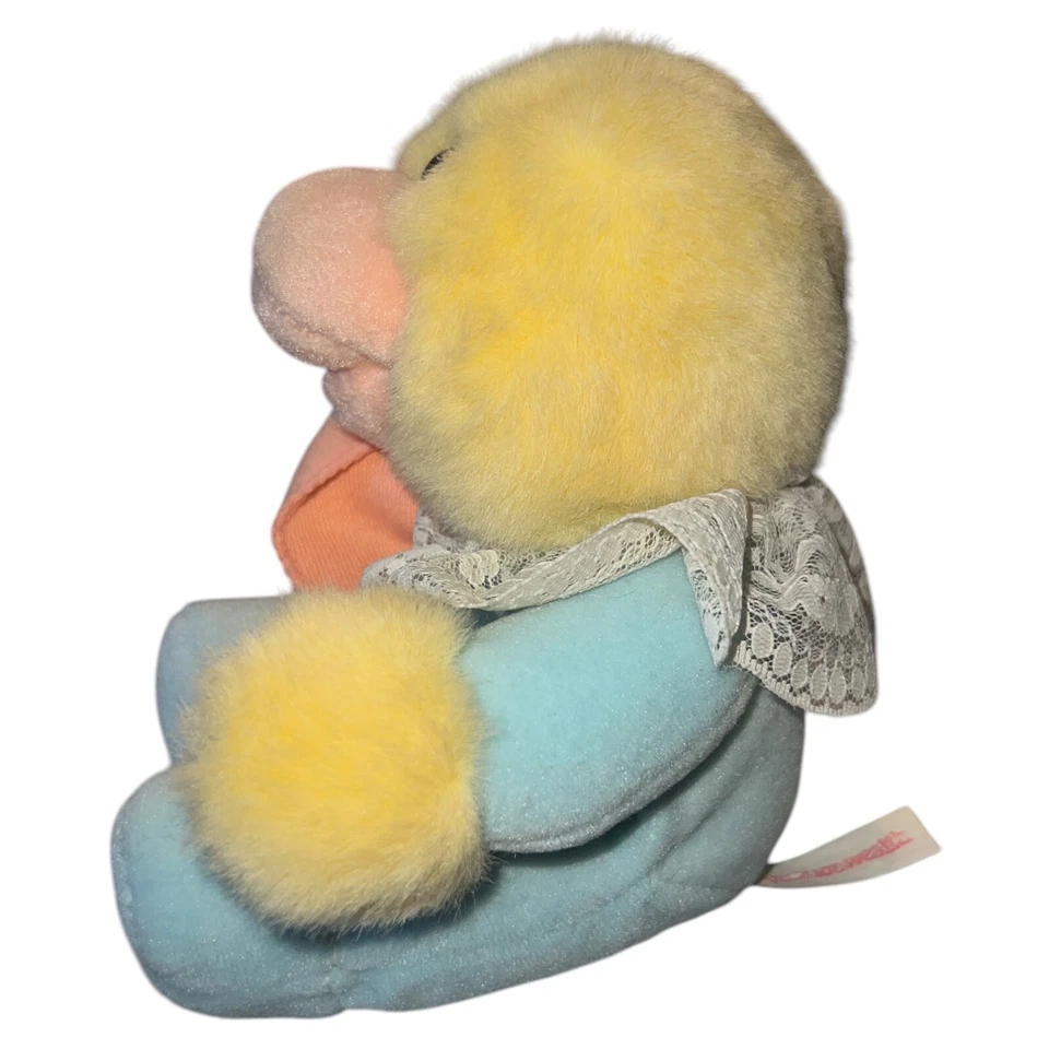 Commonwealth Duck Plush Easter Blue Chick Pajamas Carrot Blanket 1992 Squeaks - Image 2 of 4