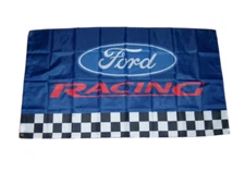 FORD RACING 3'X5' FLAG BANNER SHELBY MUSTANG MAN CAVE SHOP SVT GT FAST SHIPPING