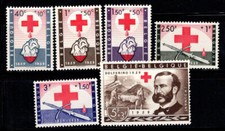 Belgique 1958 Mi. 1149-1154 Neuf ** 100% Croix-Rouge