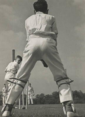 Cricket, England, 1940s by Wolfgang SUSCHITZKY /  VINTAGE!