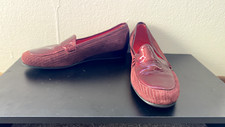 Vintage Early 2000s Amalfi by Rangoni Maroon Suede Loafers