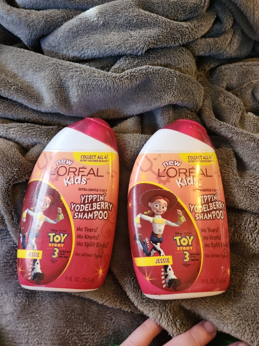 2 Loreal Kids Toy Story Jessie Yippin Yodelberry Shampoo 9oz
