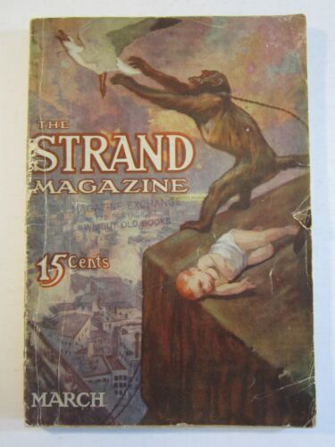 The Strand Magazine v.45, #266, Mar. 1913 VG Great King Kong Prototype Cover! - Picture 1 of 6