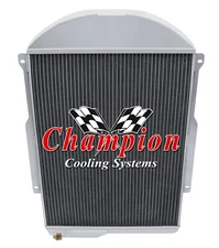 DR Champion 3 Row All Aluminum Radiator for 1939 Chevrolet Master 85 L6 Engine
